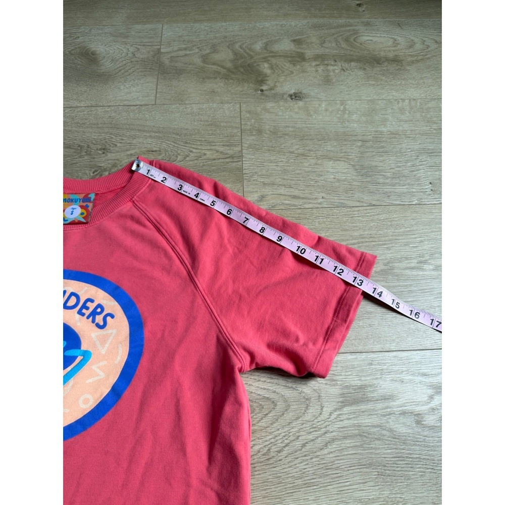 EUC Mokuyobi Women's Size S "No Spiders" Sweatshirt USA Made Pullover Coral - Picture 9 of 12